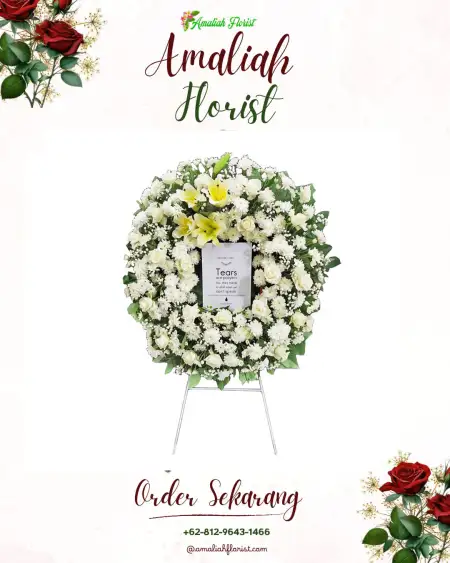 Krans Bunga Duka Kwajon